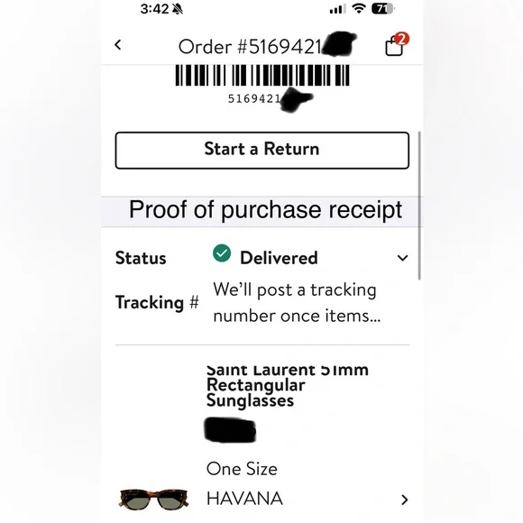 Saint Laurent SL 601 002 Rectangular Havana Green 51 mm-20-145 Men's Sunglasses - Picture 16 of 16